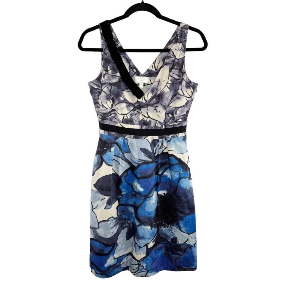 Moulinette Soeurs - Anthropologie Floral Indigo Garden Dress Women's Size 4